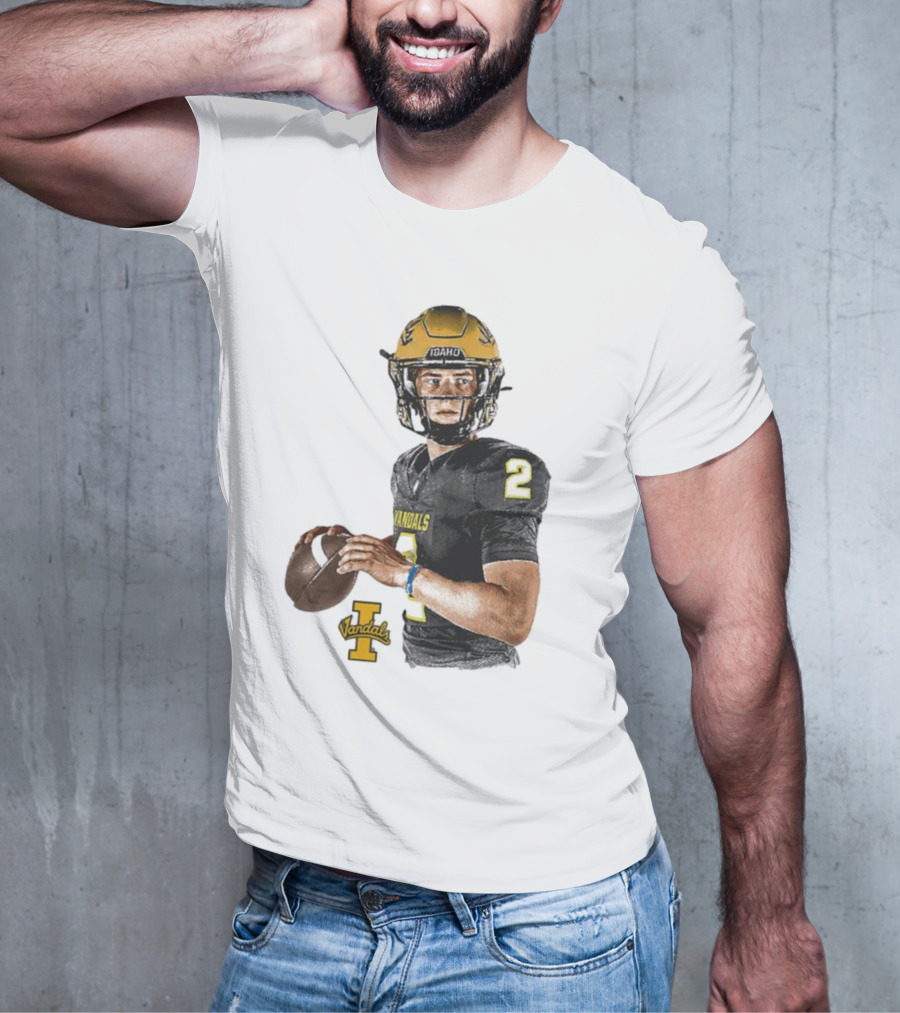 Idaho Vandals Football Player Jack Layne T-Shirt