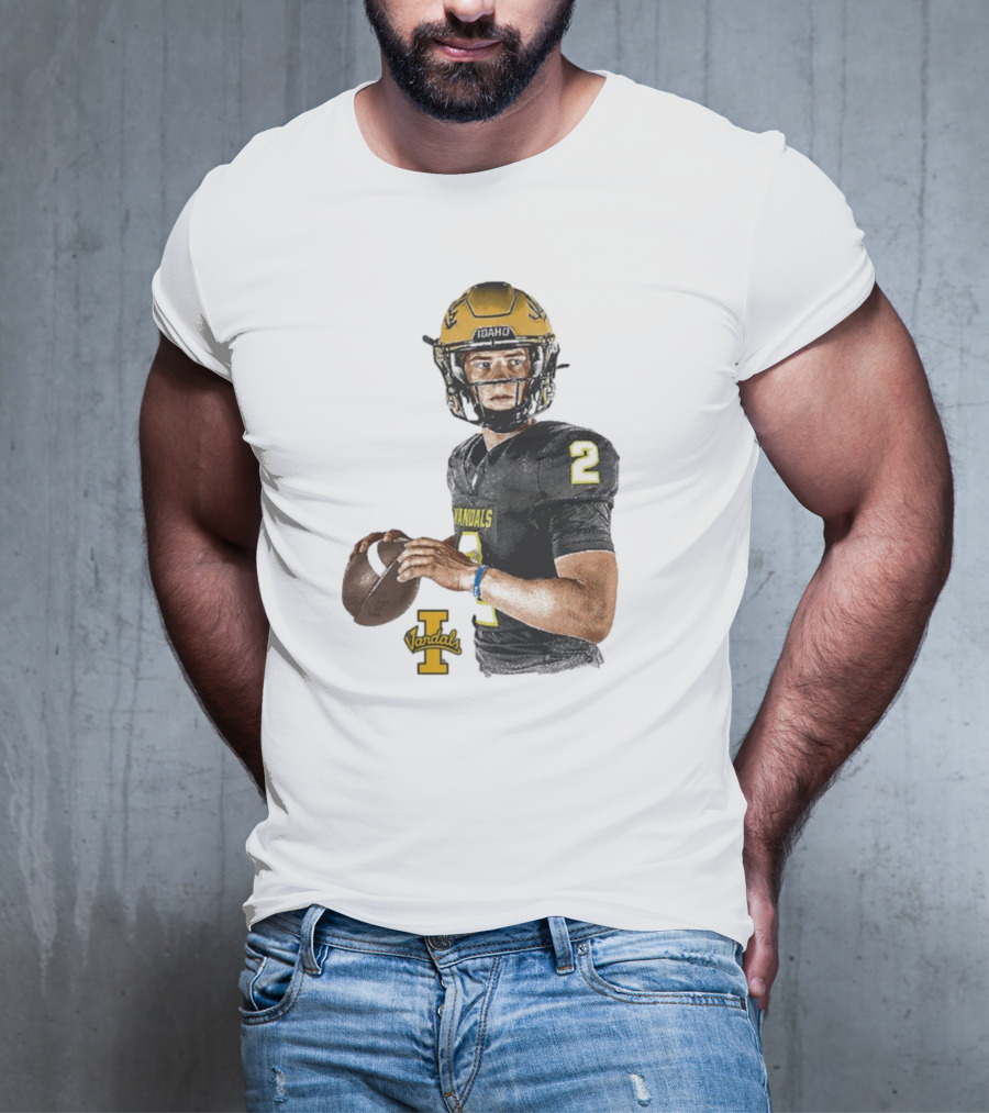 Idaho Vandals Football Player Jack Layne T-Shirt