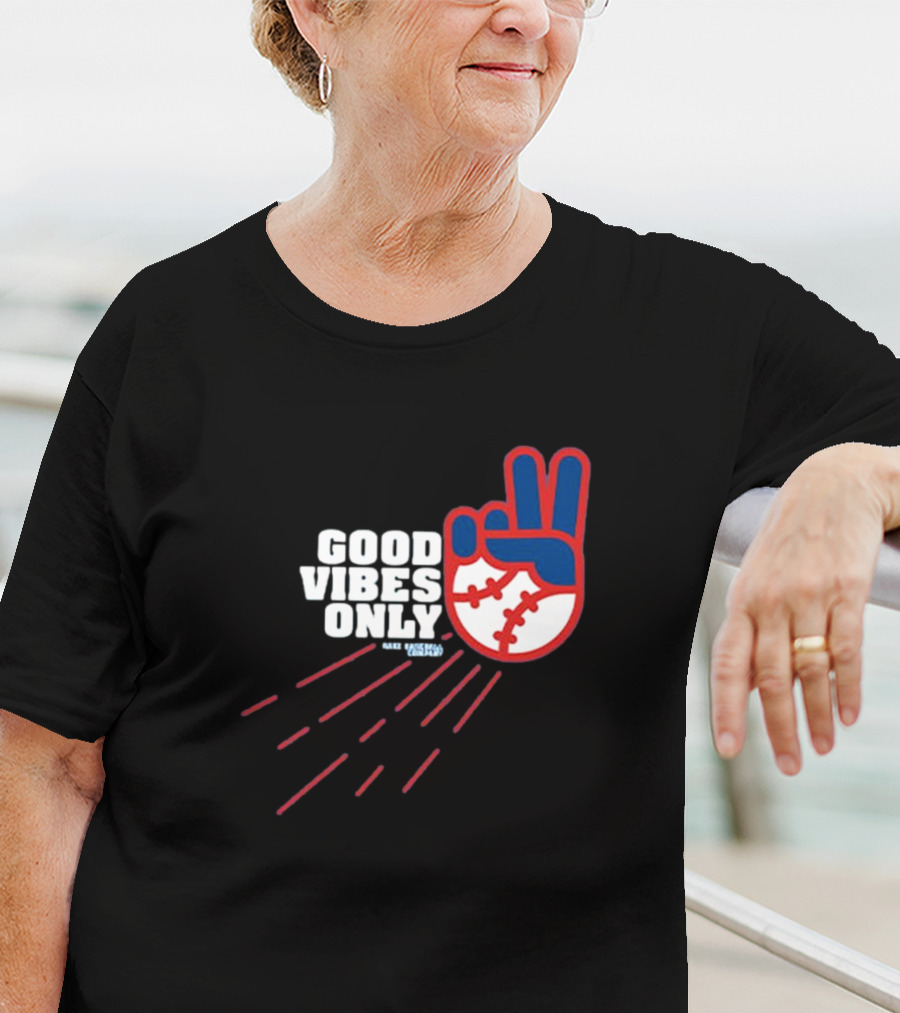 Good Vibes Only Los Angeles Dodgers MLB Baseball T-Shirt