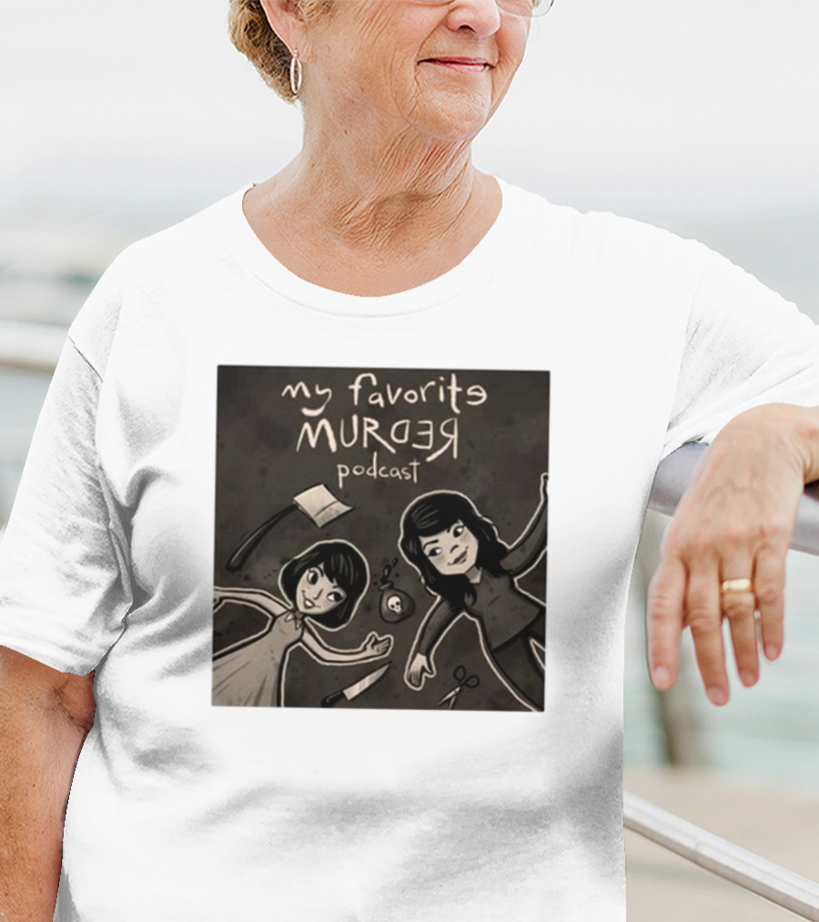 Michael Ramstead My Favorite Murder Podcast With Axes Knives And Scissors T-Shirt