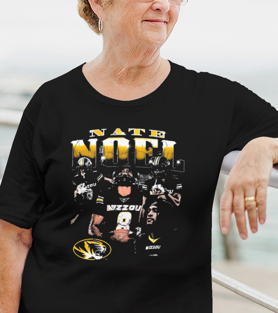 Nate Noel Mizzou Missouri Tigers Football 90s T-Shirt
