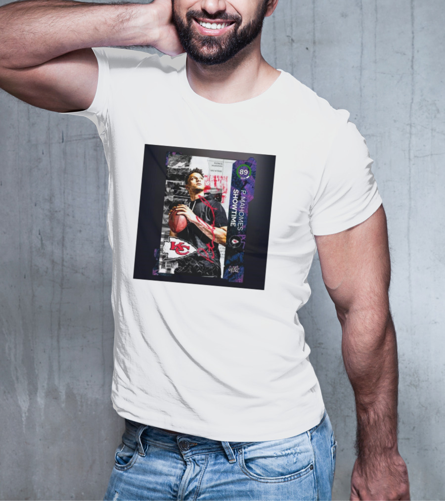 P. Mahomes Showtime Kansas City Chiefs 89 OVR MUT NFL T-Shirt