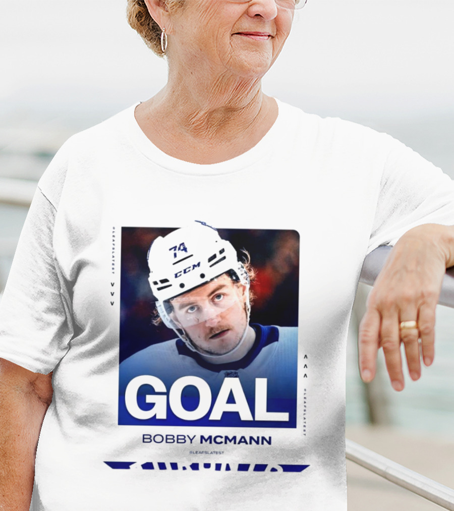 Toronto Maple Leafs NHL Goal Bobby McMann T-Shirt