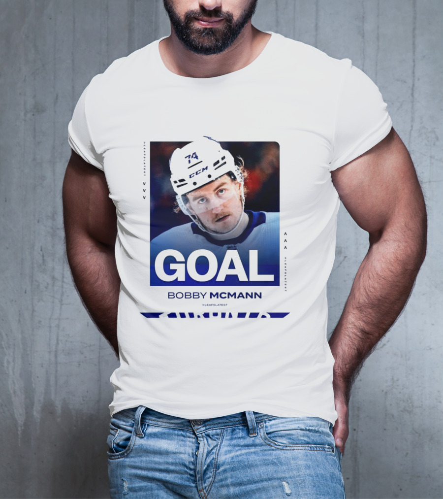 Toronto Maple Leafs NHL Goal Bobby McMann T-Shirt