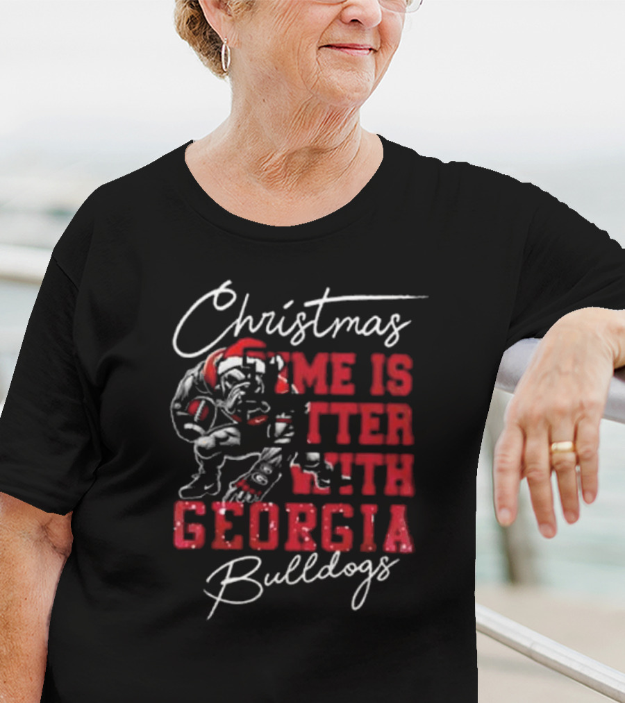 Christmas Joy Enhanced By The Georgia Bulldogs T-Shirt