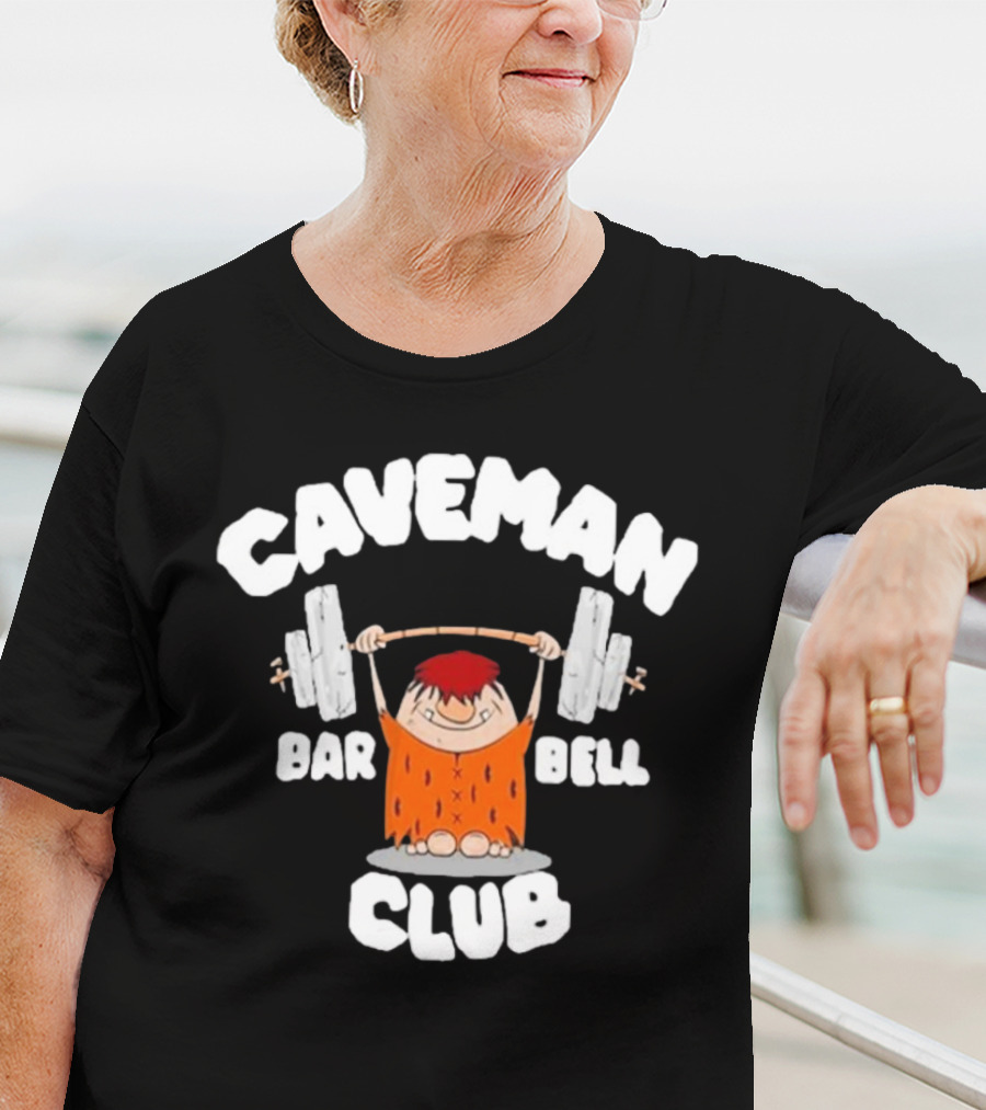 Caveman Barbell Club David Montgomery T-Shirt