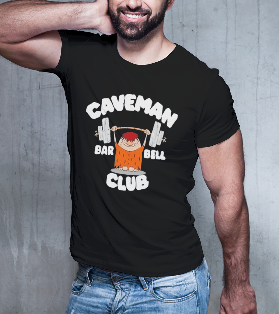 Caveman Barbell Club David Montgomery T-Shirt