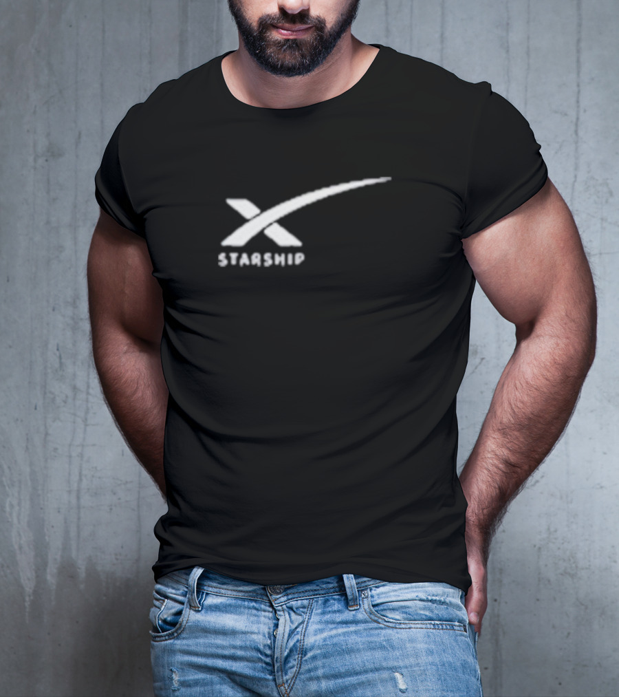 Elon Musk Starship Flight 5 SpaceX Logo Starship T-Shirt