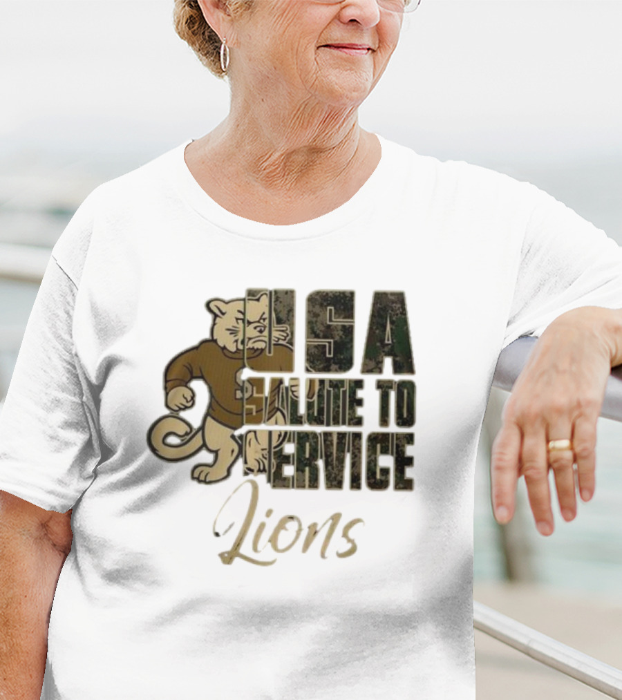 Penn State Nittany Lions USA Salute To Service Lions T-Shirt