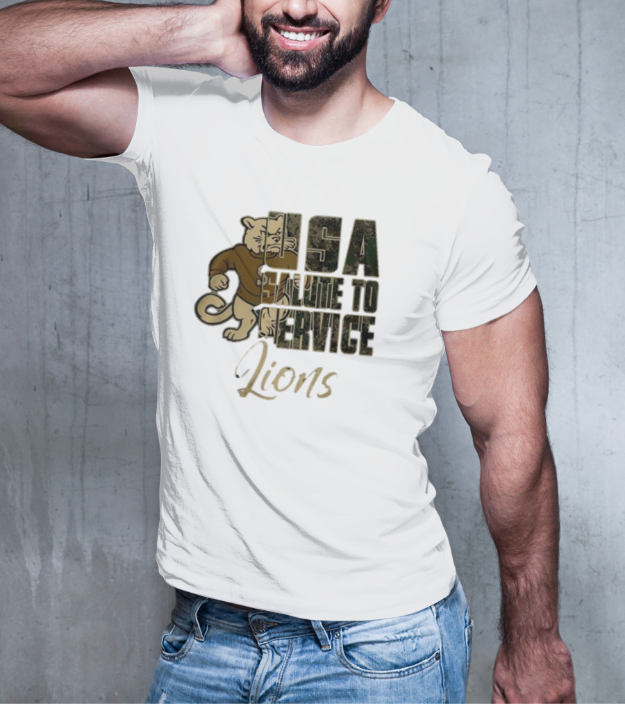 Penn State Nittany Lions USA Salute To Service Lions T-Shirt