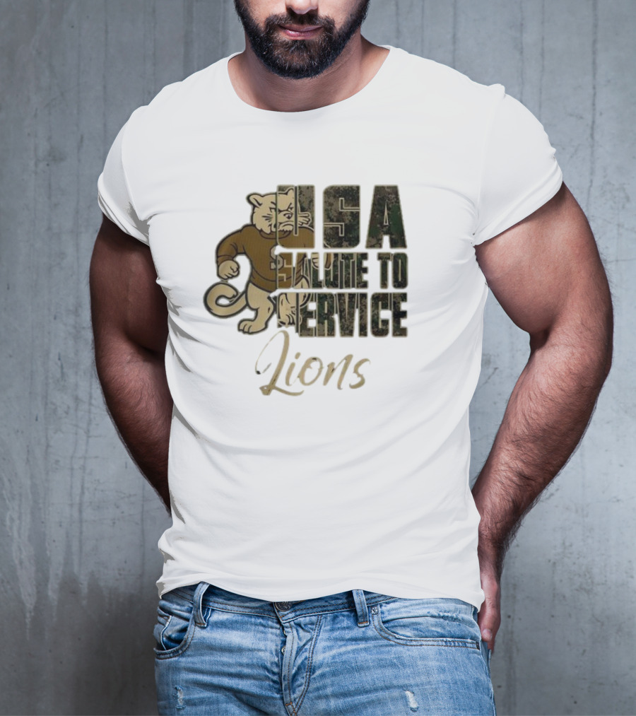 Penn State Nittany Lions USA Salute To Service Lions T-Shirt