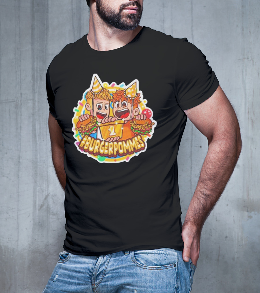 BURGERPOMMES Birthday Celebration Bundle T-Shirt