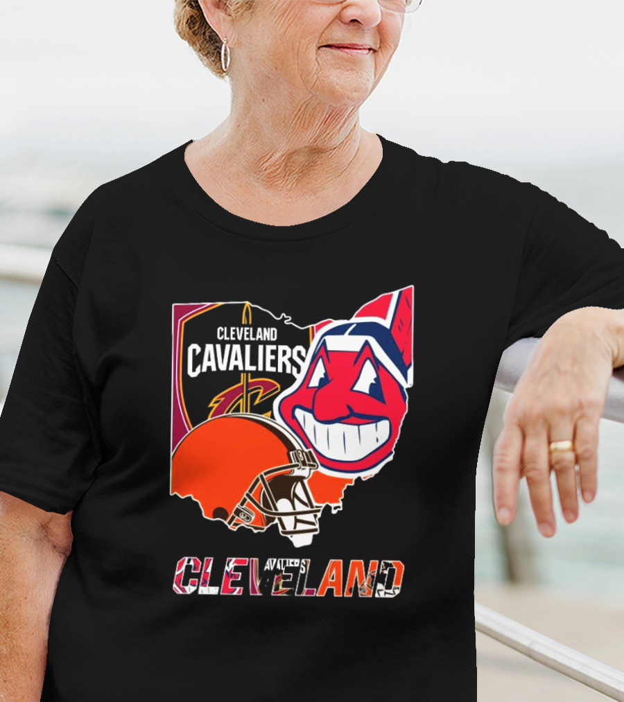 Cleveland Cavaliers Cleveland Indians Cleveland Browns T-Shirt