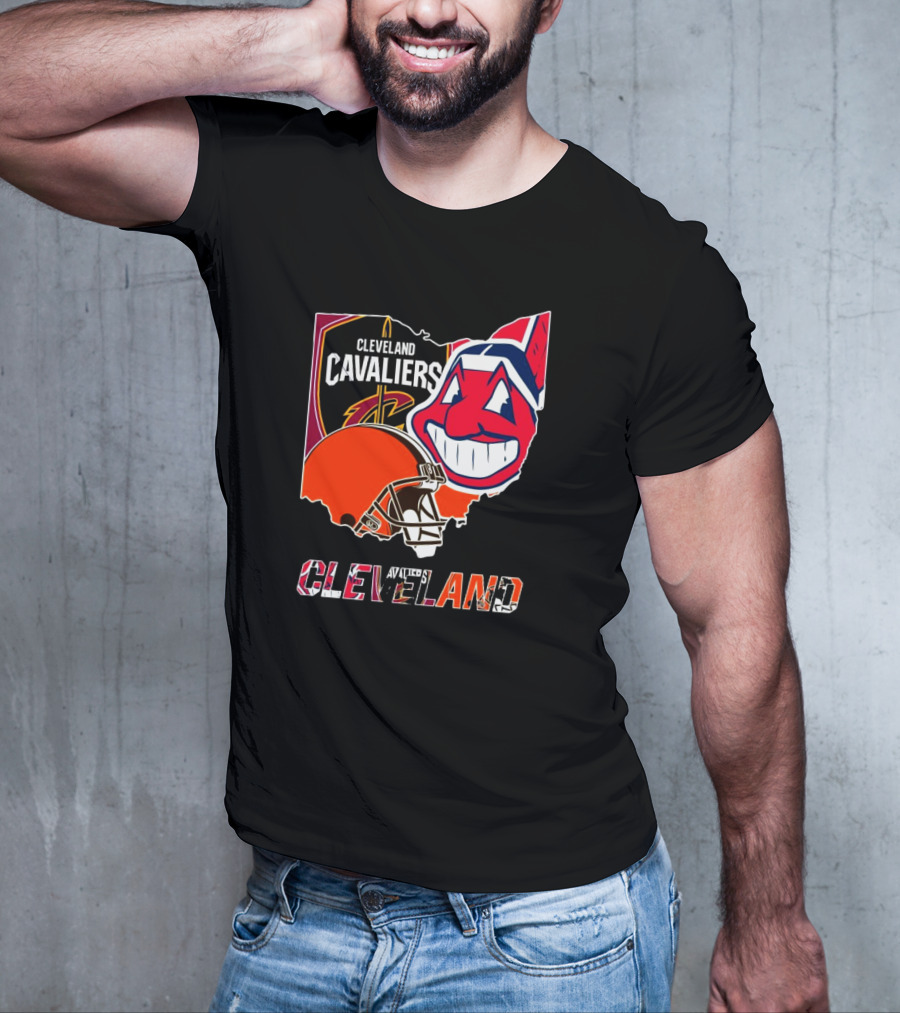 Cleveland Cavaliers Cleveland Indians Cleveland Browns T-Shirt