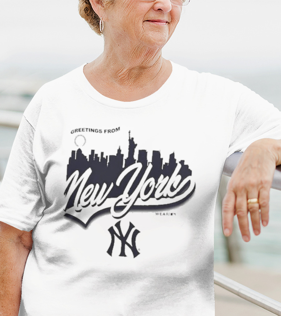 Greetings From New York Skyline Yankees NY T-Shirt