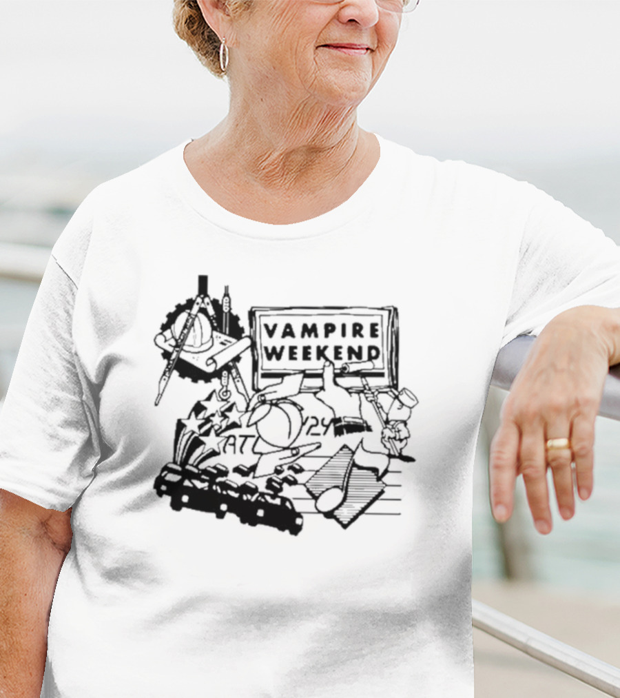 Vampire Weekend Atlanta 7/24 Retro T-Shirt