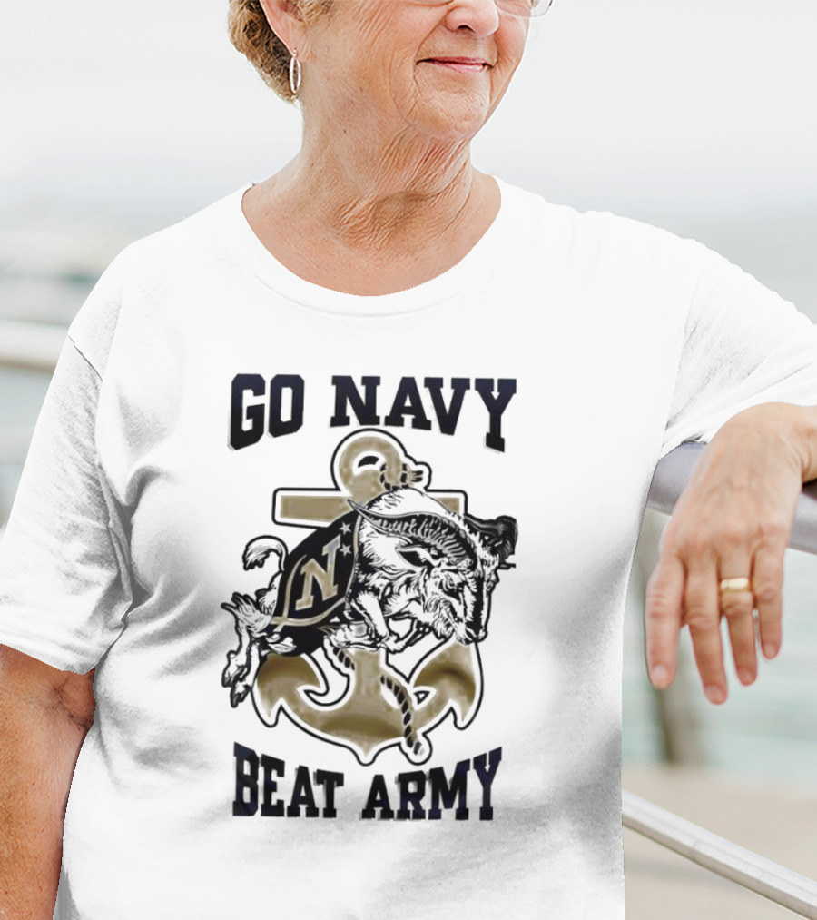 Go Navy Beat Army Midshipmen Football T-Shirt