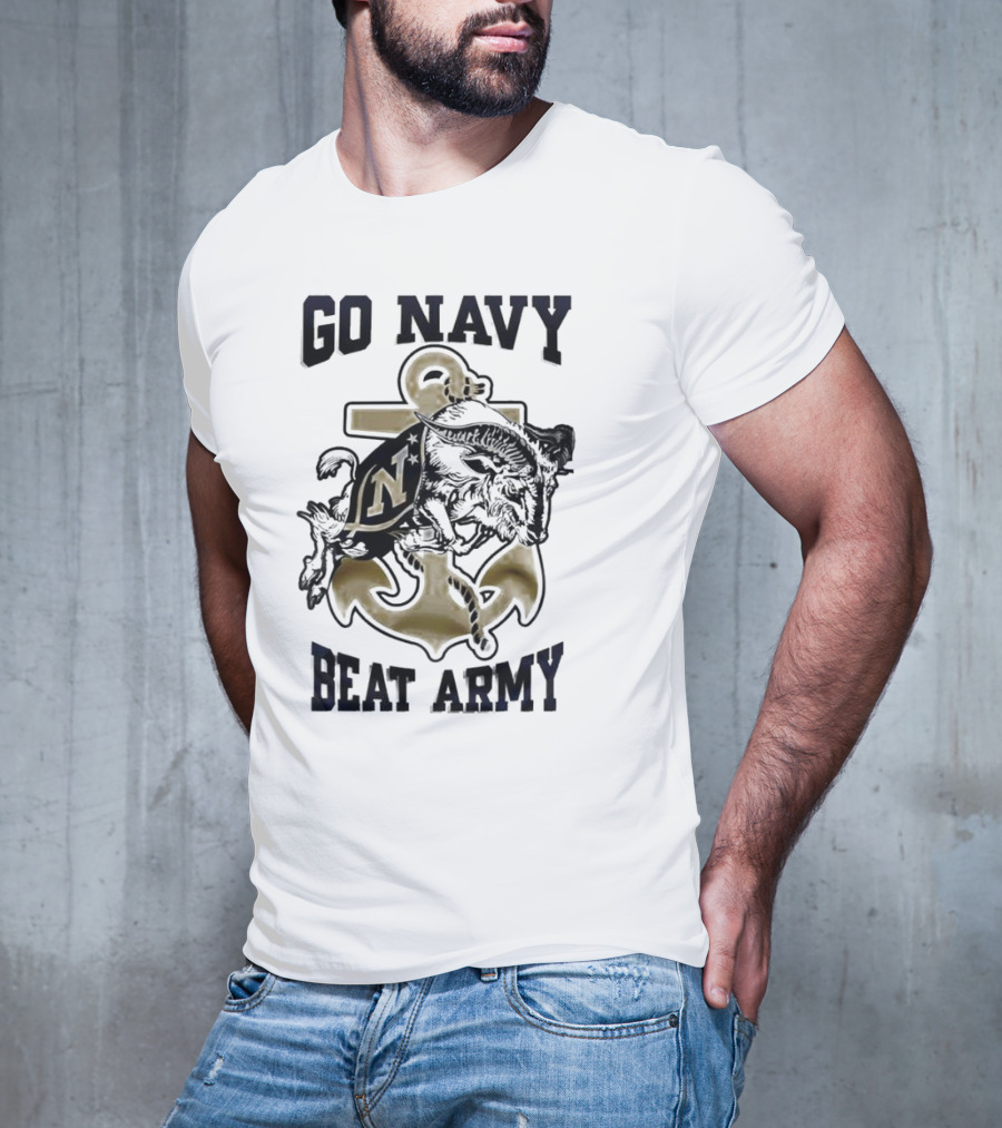 Go Navy Beat Army Midshipmen Football T-Shirt