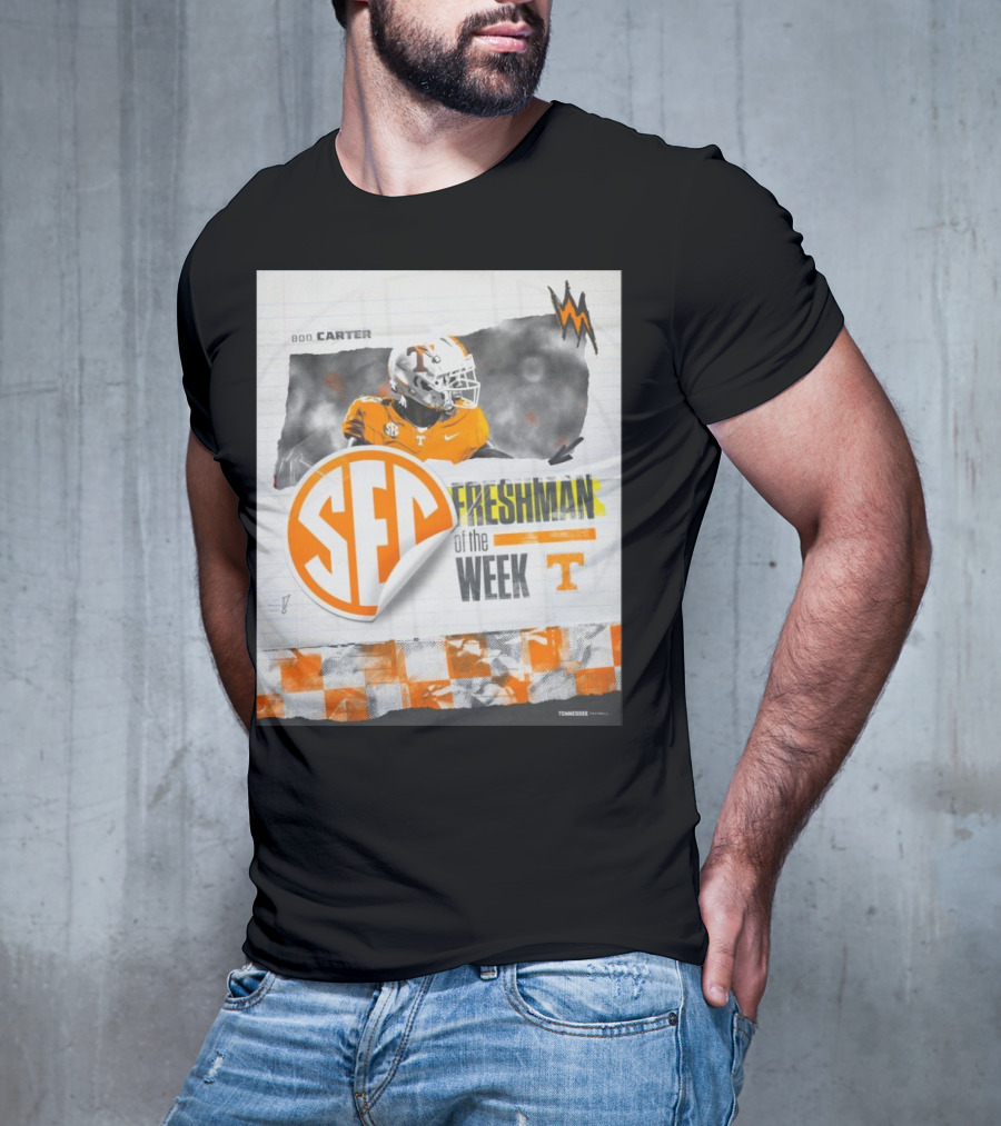 Boo Carter Freshman Of The Week SEC Tennessee Vols T-Shirt