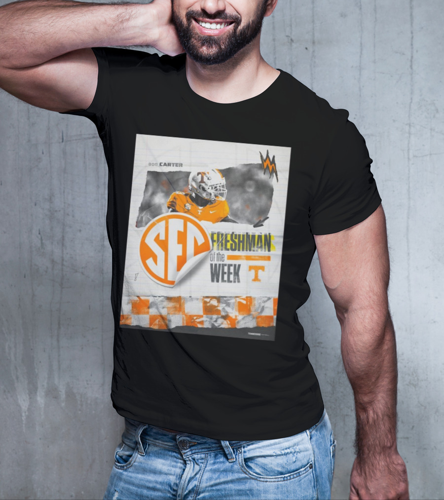 Boo Carter Freshman Of The Week SEC Tennessee Vols T-Shirt