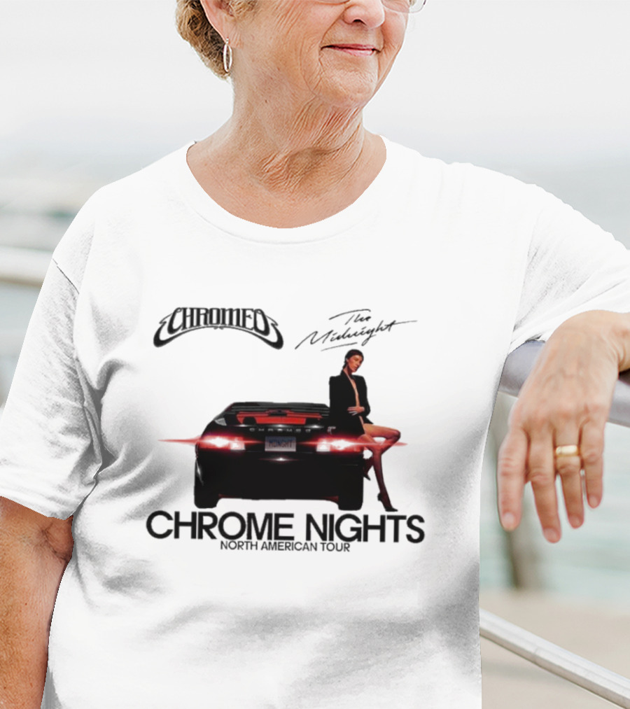 Chromeo The Midnight Chrome Nights North American Tour T-Shirt