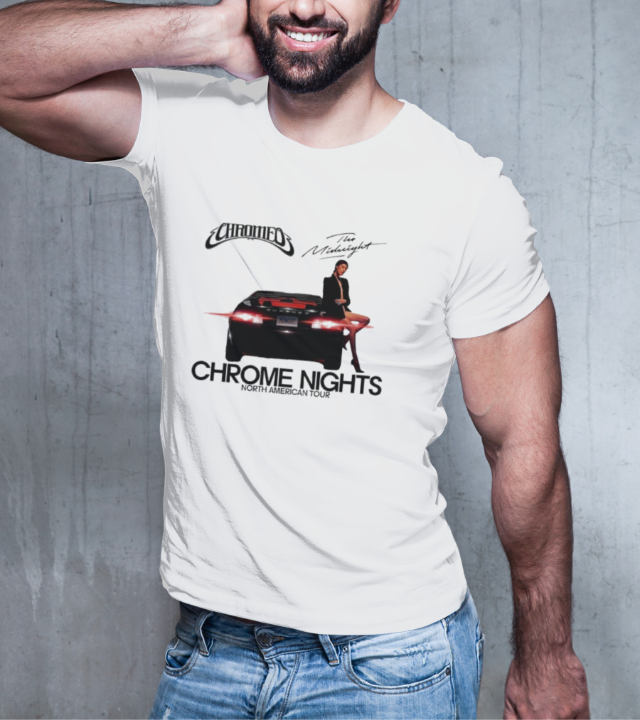 Chromeo The Midnight Chrome Nights North American Tour T-Shirt