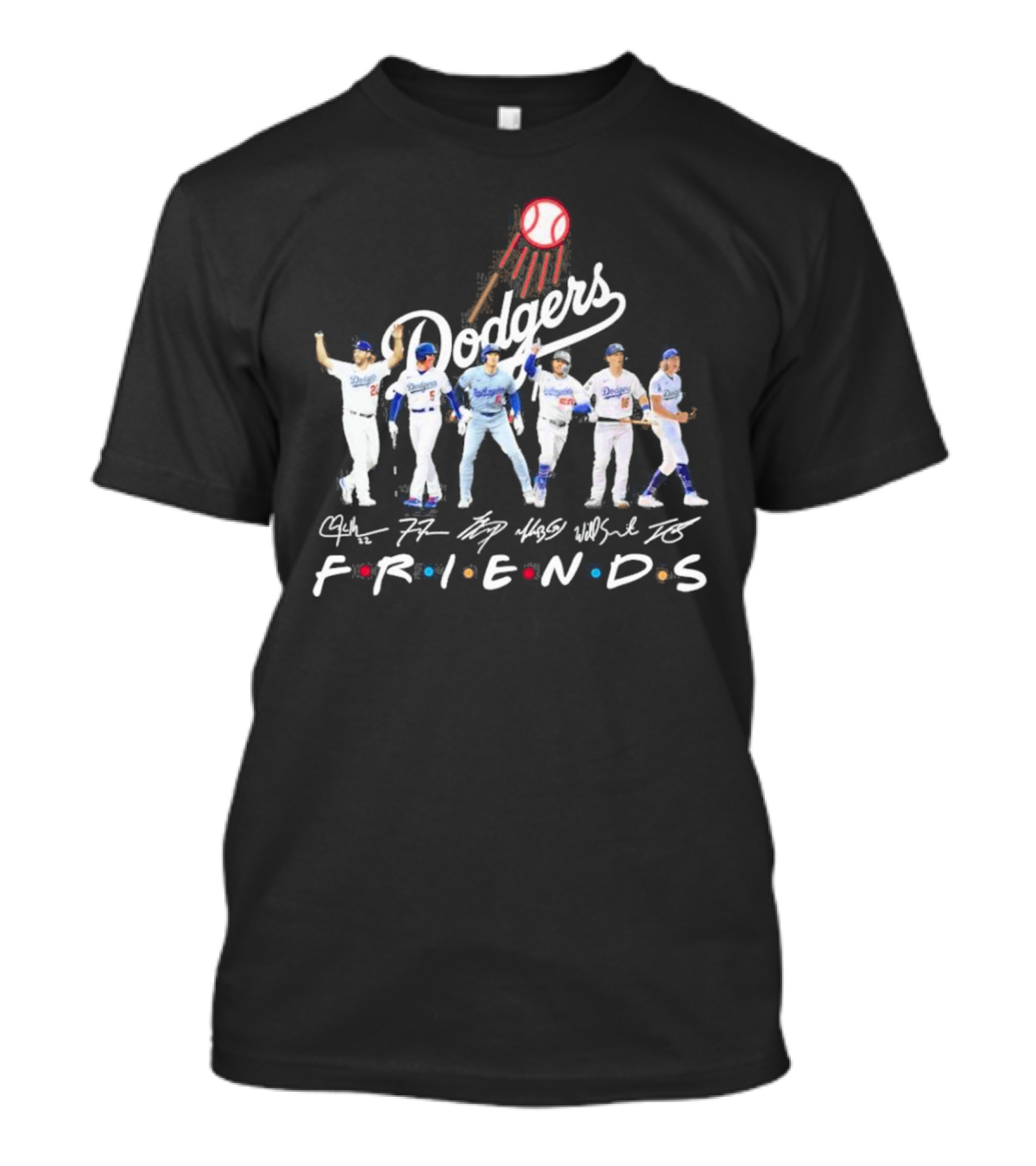 Friends Dodgers Los Angeles Players NLCS T-Shirt