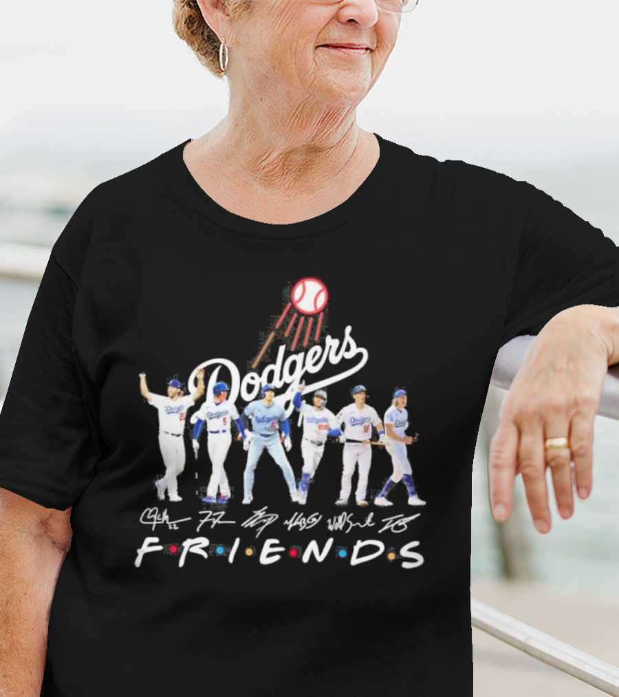 Friends Dodgers Los Angeles Players NLCS T-Shirt