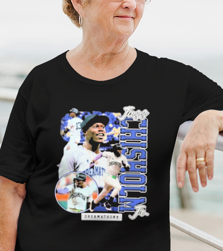 Jazz Chisholm Jr. Dreamathon Baseball Collage T-Shirt