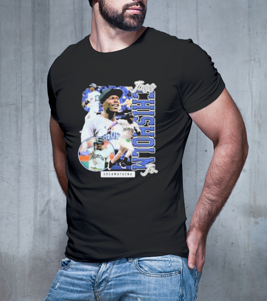Jazz Chisholm Jr. Dreamathon Baseball Collage T-Shirt