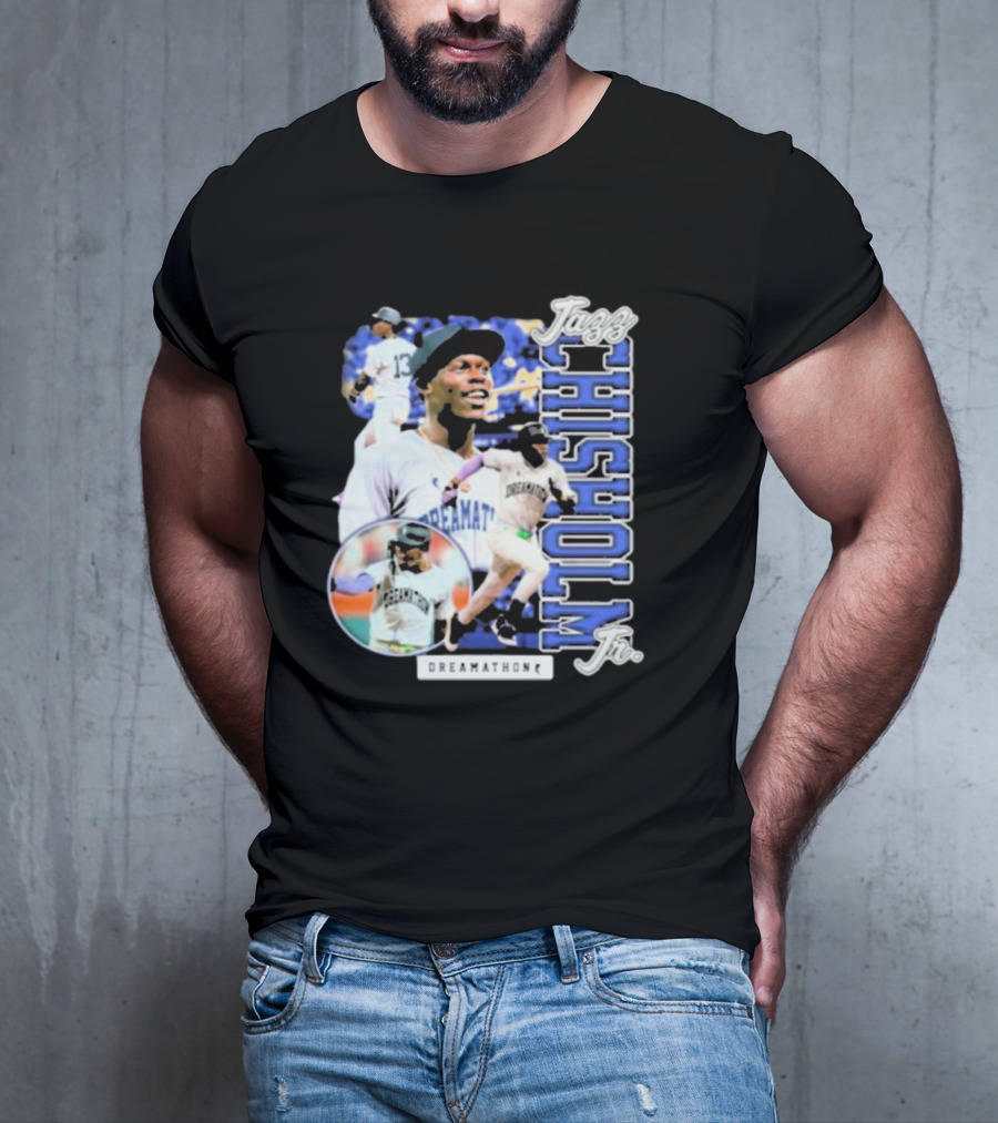 Jazz Chisholm Jr. Dreamathon Baseball Collage T-Shirt