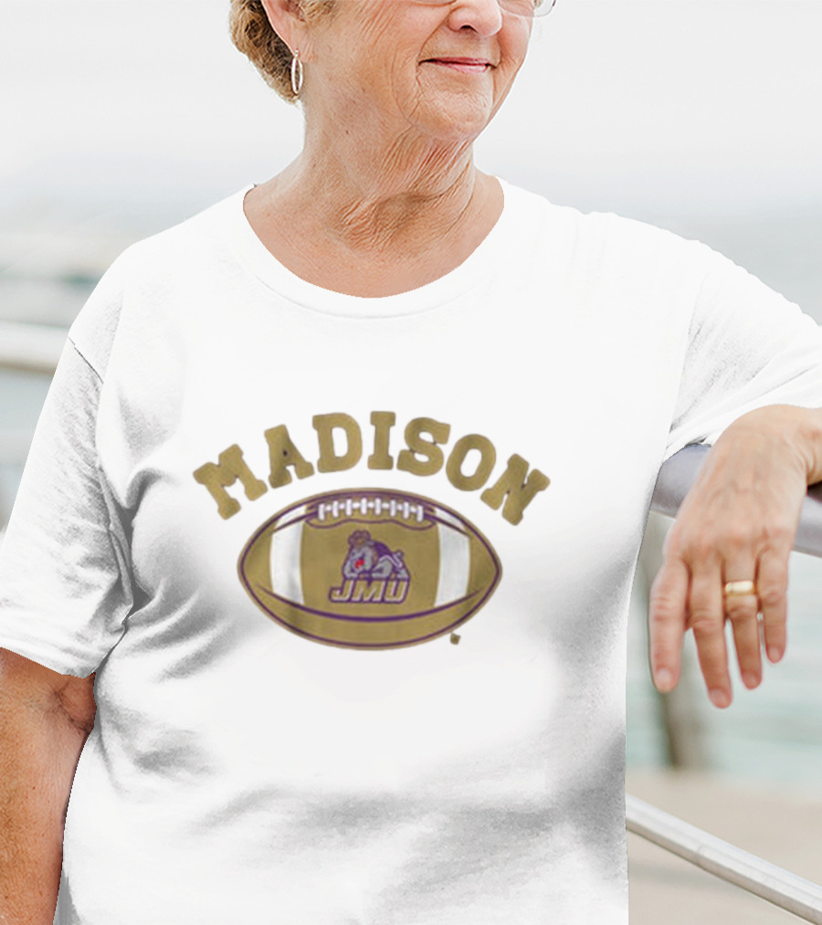 JMU James Madison Dukes Football Madison Football T-Shirt