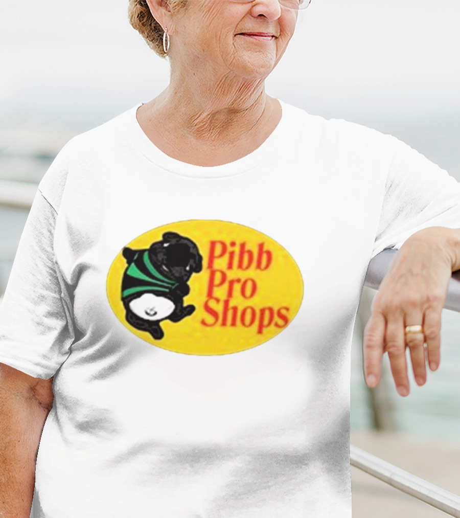Pibble Palace Pibb Pro Shops Yellow Oval Bulldog T-Shirt