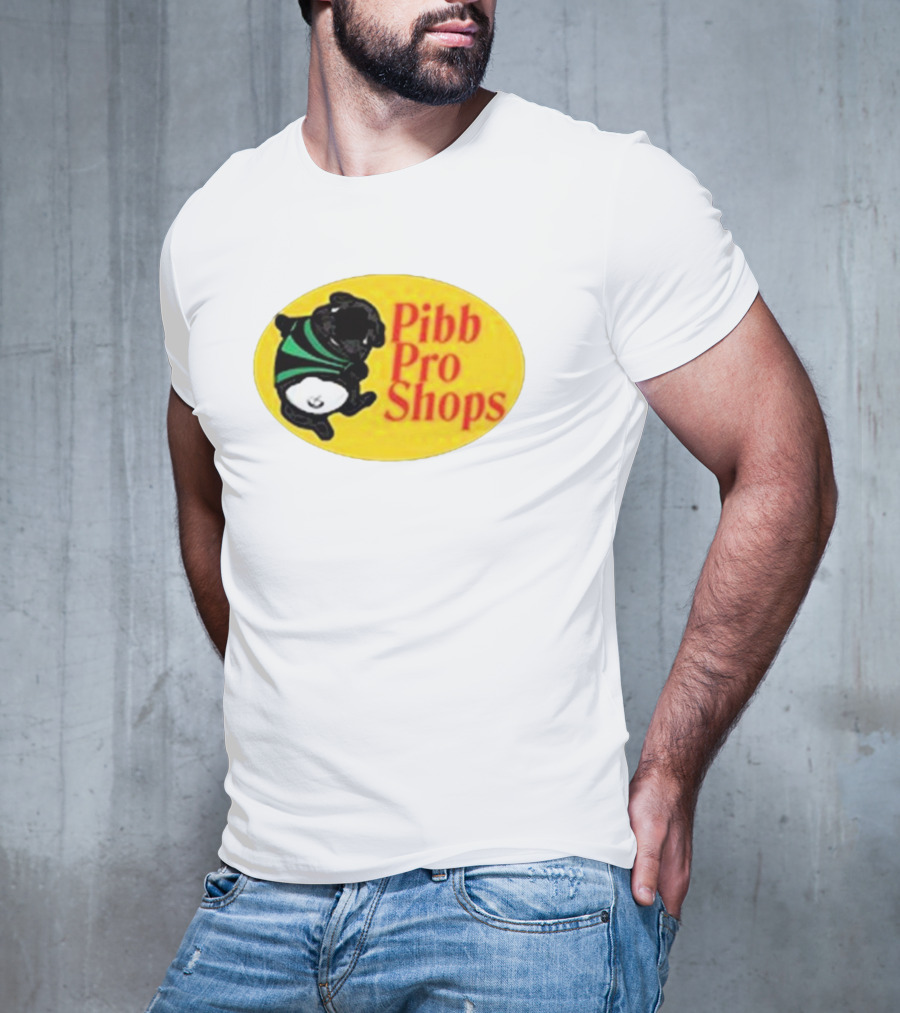 Pibble Palace Pibb Pro Shops Yellow Oval Bulldog T-Shirt