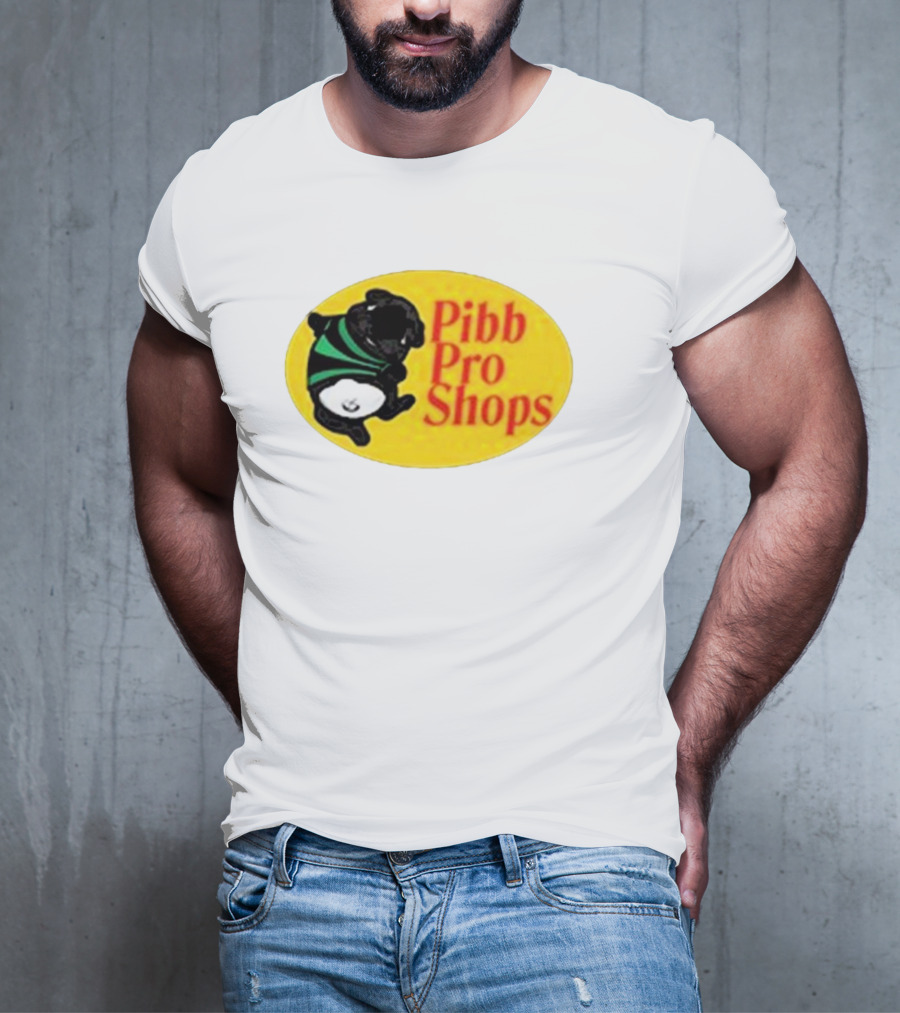 Pibble Palace Pibb Pro Shops Yellow Oval Bulldog T-Shirt