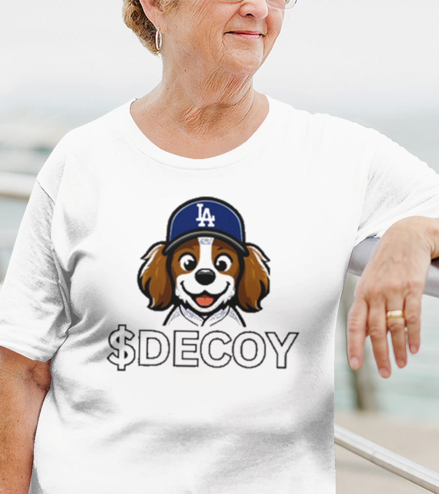 Shohei Ohtani LA Dodgers Dog $DECOY MLB T-Shirt