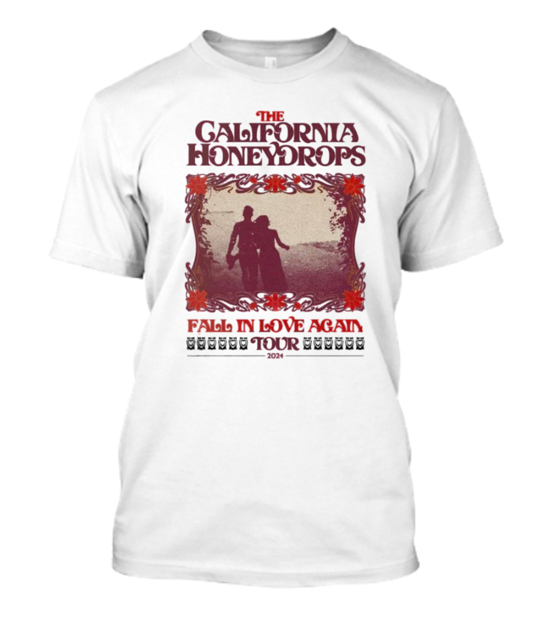 The California Honeydrops Fall In Love Again Tour T-Shirt