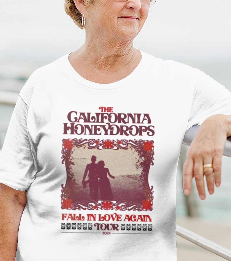 The California Honeydrops Fall In Love Again Tour T-Shirt