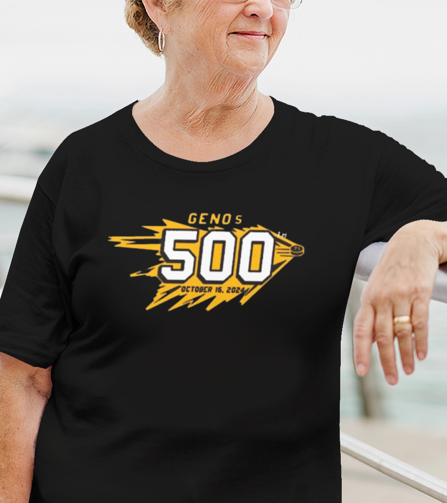 Evgeni Malkin Pittsburgh Penguins Geno’s 500th October 16 T-Shirt