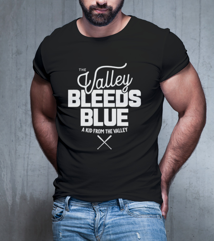 The Valley Bleeds Blue A Kid From The Valley Dodgers T-Shirt