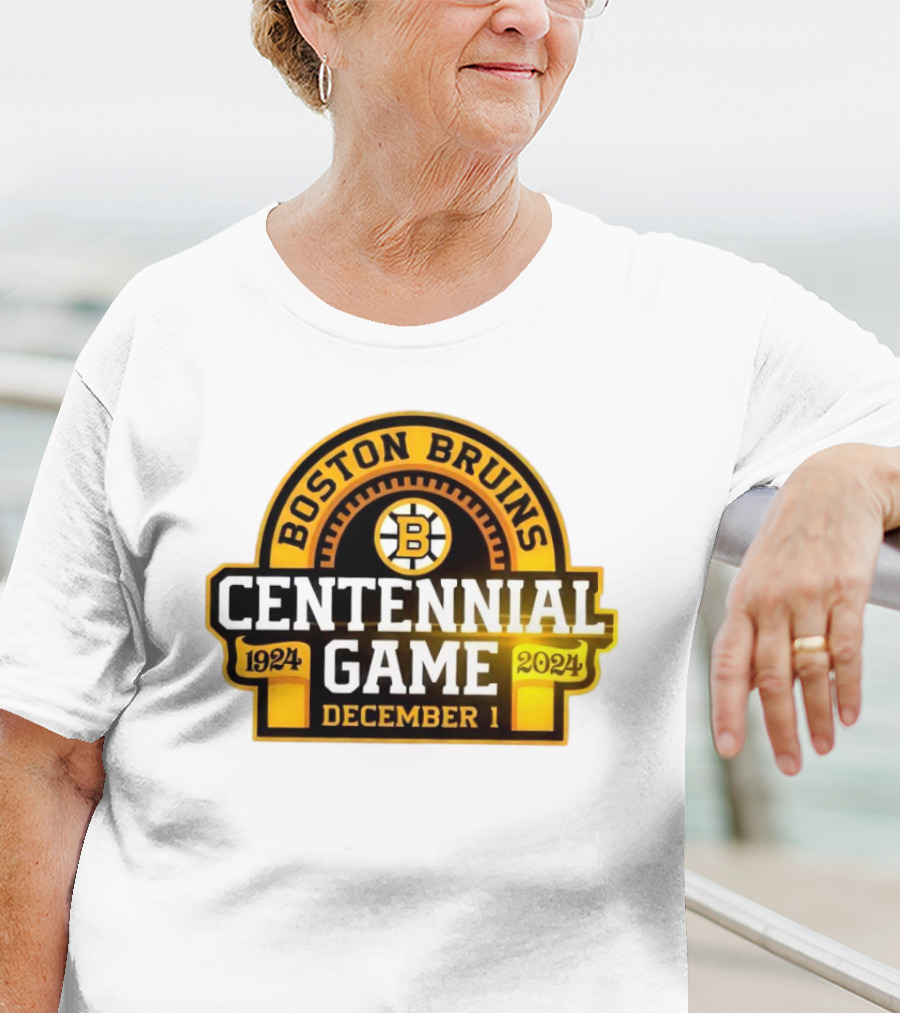 Boston Bruins 1924 Centennial Game December 1 T-Shirt