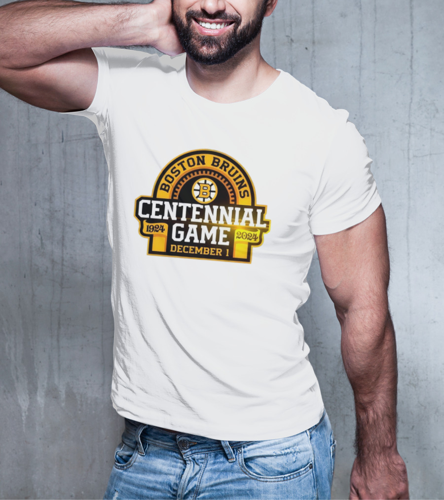 Boston Bruins 1924 Centennial Game December 1 T-Shirt