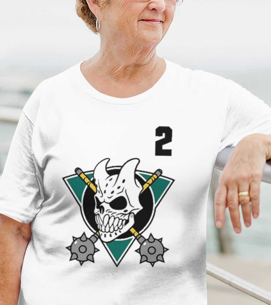 Firstblood Slaughter To Prevail Hockey Skull Maces Triangle Number 2 T-Shirt