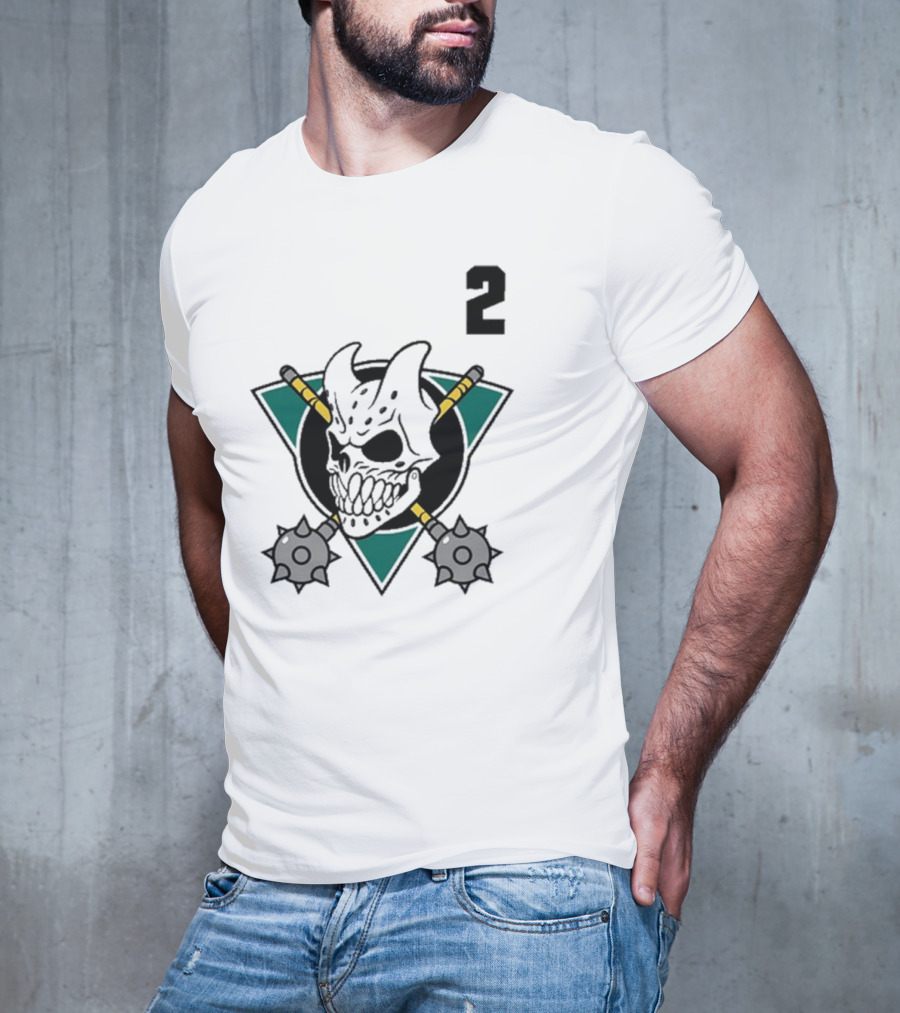 Firstblood Slaughter To Prevail Hockey Skull Maces Triangle Number 2 T-Shirt