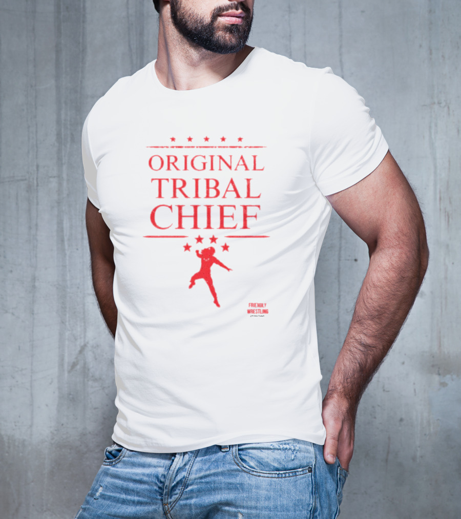Original Tribal Chief Friendly Wrestling OTP WWE T-Shirt