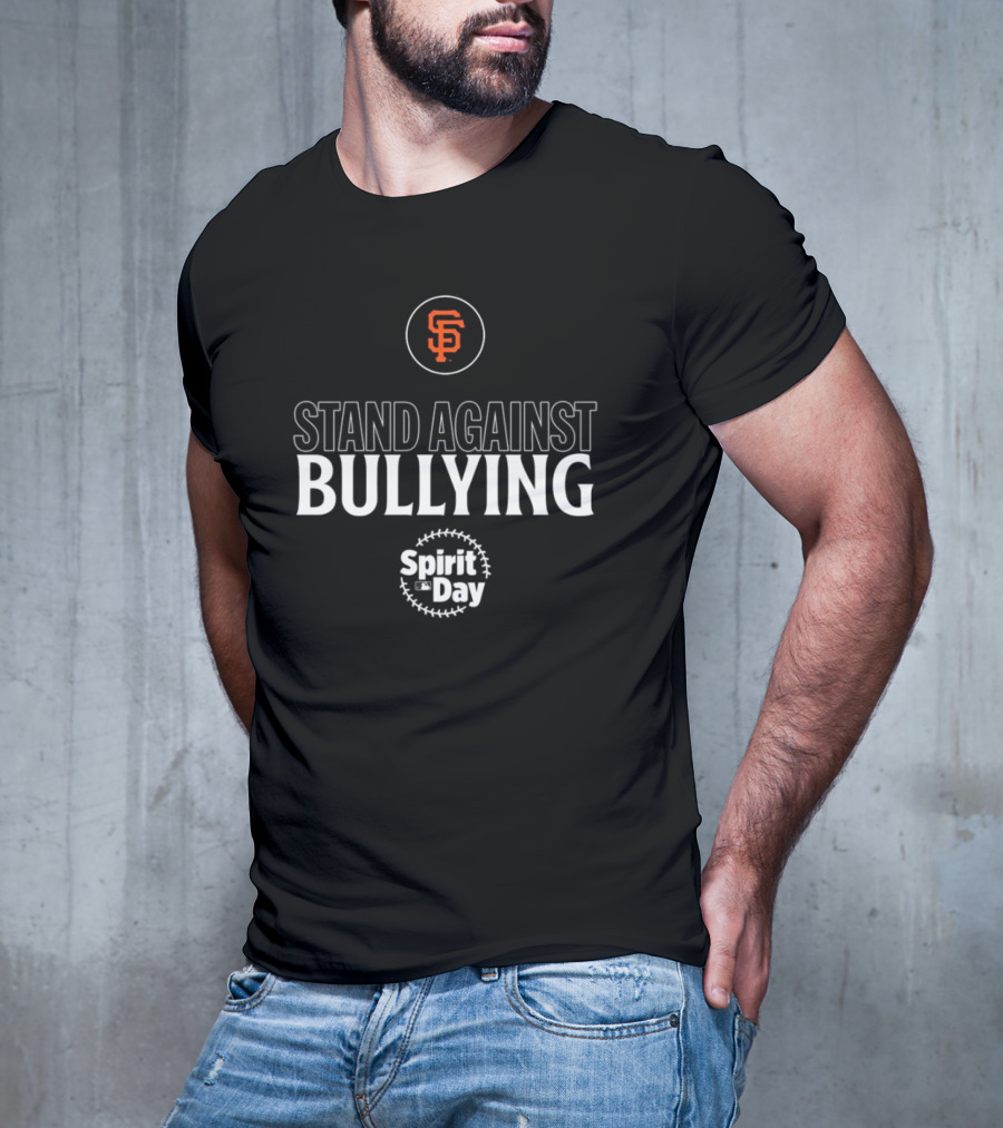 San Francisco Giants Spirit Day Stand Against Bullying MLB T-Shirt