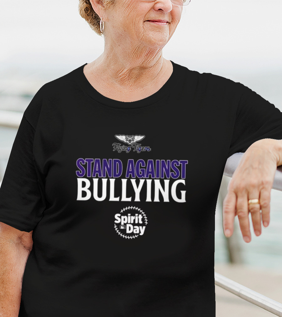 Flying Tigers Stand Against Bullying Spirit Day T-Shirt