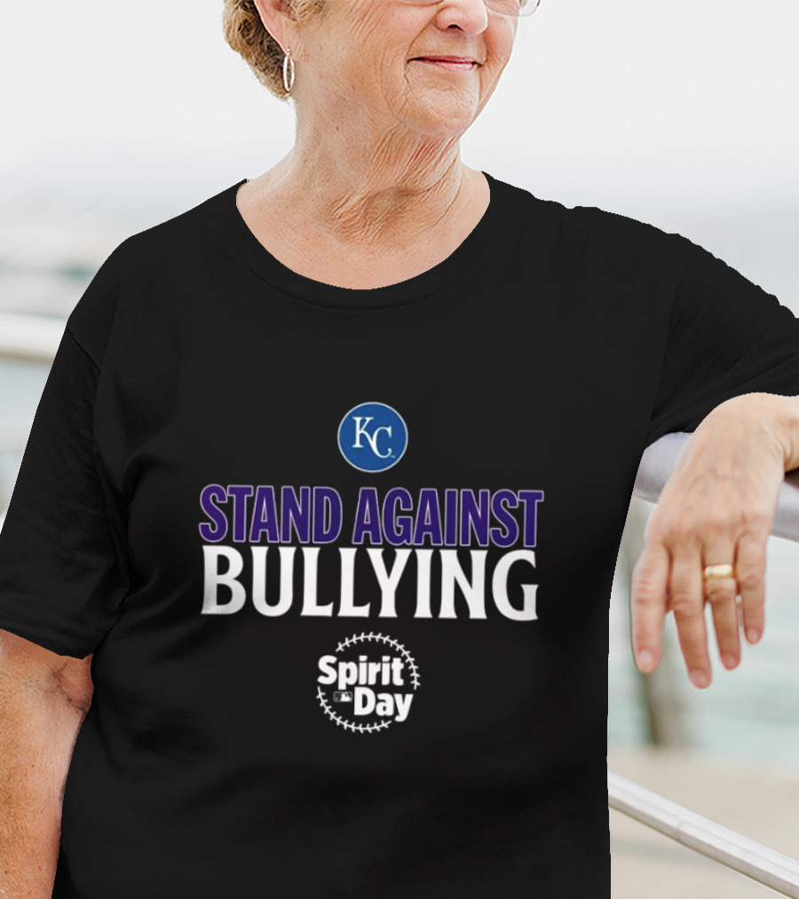 Stand Against Bullying Spirit Day KC Royals T-Shirt