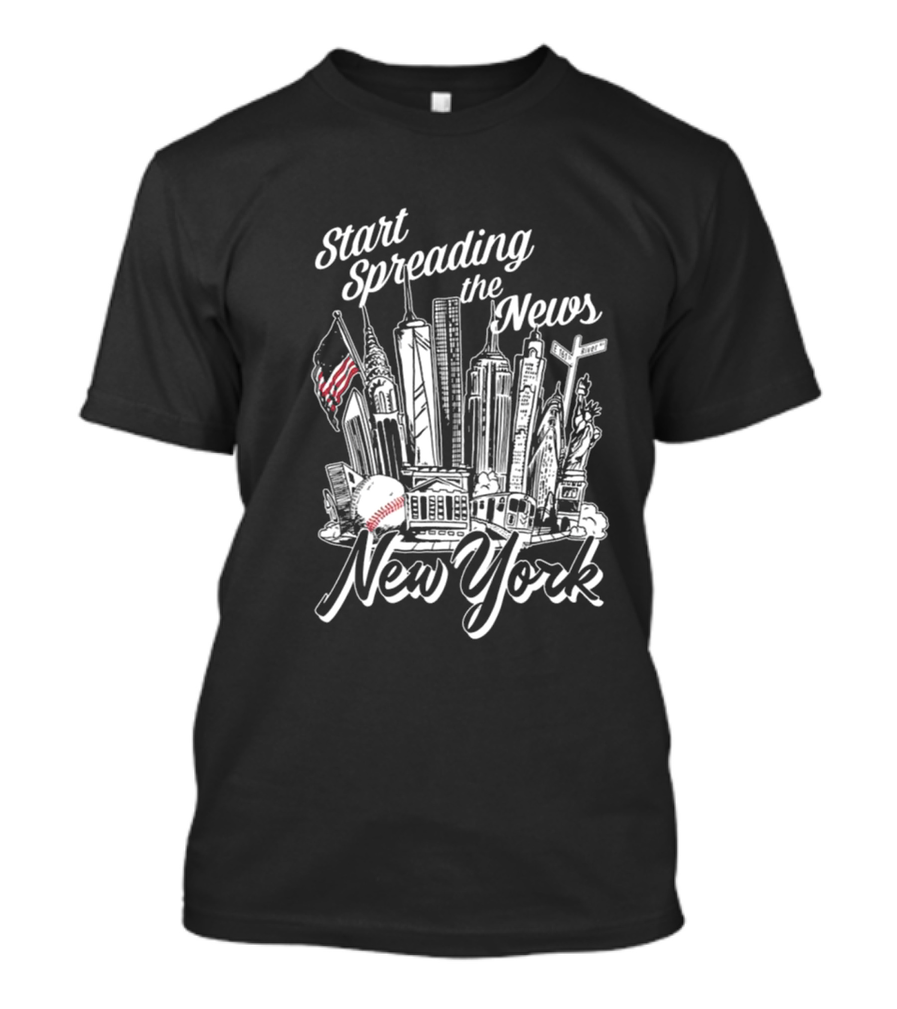 Start Spreading The News New York Yankees T-Shirt