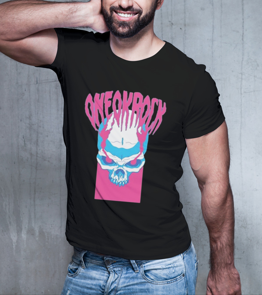 ONE OK ROCK Skull Neon T-Shirt